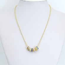 Load image into Gallery viewer, Birthstone Spacer,Spacer for Necklace, birthstone Charm Pendant, Sku#LX977