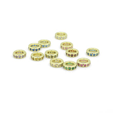 Load image into Gallery viewer, Birthstone Spacer,Spacer for Necklace, birthstone Charm Pendant, Sku#LX977