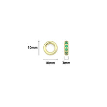 Load image into Gallery viewer, Birthstone Spacer,Spacer for Necklace, birthstone Charm Pendant, Sku#LX977
