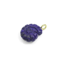 Load image into Gallery viewer, Natural Gemstone Snail Shape Pendant charm, Stone charm, Sku#LY34