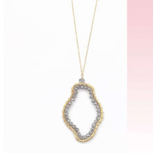 Load image into Gallery viewer, Labradorite Freestyle Pendant Necklace
