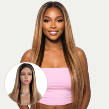 Load image into Gallery viewer, Layla Glueless 5x5 HD Lace Professionally Colored 100% Human Hair Closure Wig