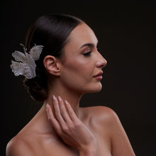 Load image into Gallery viewer, Bridal Flower &amp; Leaf Side Comb