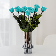 Load image into Gallery viewer, Long Stem Roses | Turquoise Roses