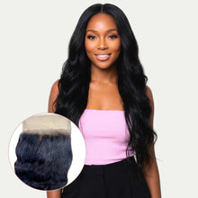 Load image into Gallery viewer, Loose Wave 4x4 Transparent Lace Human Hair Closure