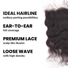 Load image into Gallery viewer, Loose Wave 13x4 HD Lace Human Hair Frontal