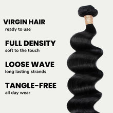 Load image into Gallery viewer, Loose Wave 100% Human Hair Bundles