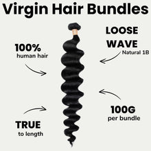 Load image into Gallery viewer, Loose Wave 100% Human Hair Bundles