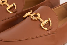 Load image into Gallery viewer, Luanda Tan Leather Women Flat Shoe