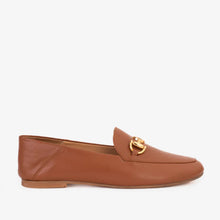 Load image into Gallery viewer, Luanda Tan Leather Women Flat Shoe