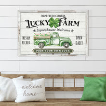 Load image into Gallery viewer, Lucky Farm St. Patrick's Day Sign