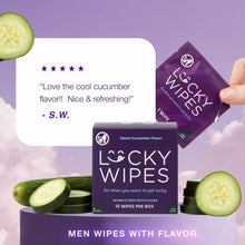Load image into Gallery viewer, Sweet Cucumber Flavored Wipes For Men