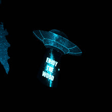 Load image into Gallery viewer, 3D Luminous Colored Wooden World Map Space