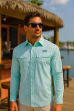 Load image into Gallery viewer, Men's Coastline L/S UV Vented Fishing Shirt