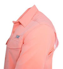 Load image into Gallery viewer, Women's Coastline L/S UV Vented Fishing Shirt