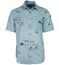 Load image into Gallery viewer, Men's Marine Charts UV Vented Fishing Shirt