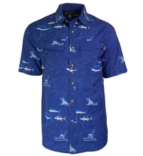 Load image into Gallery viewer, Men's Marine Charts UV Vented Fishing Shirt