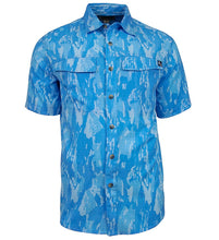 Load image into Gallery viewer, Men's Geo Camo UV Vented Fishing Shirt