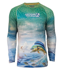 Load image into Gallery viewer, Men's Bull Dolphin L/S UV Fishing Shirt