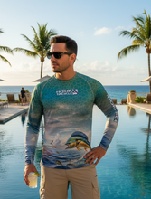 Load image into Gallery viewer, Men's Bull Dolphin L/S UV Fishing Shirt
