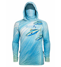 Load image into Gallery viewer, Men's Tuna Abyss UV Fishing Hoodie Gaiter