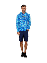 Load image into Gallery viewer, Men's Billfish Camo UV Fishing Hoodie