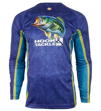 Load image into Gallery viewer, Men's Bass Camo L/S UV Fishing Shirt