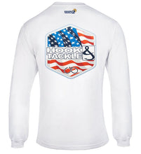 Load image into Gallery viewer, Men's Star Spangled L/S UV Fishing T-Shirt