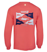 Load image into Gallery viewer, Men's Fish Flags L/S UV Fishing T-Shirt