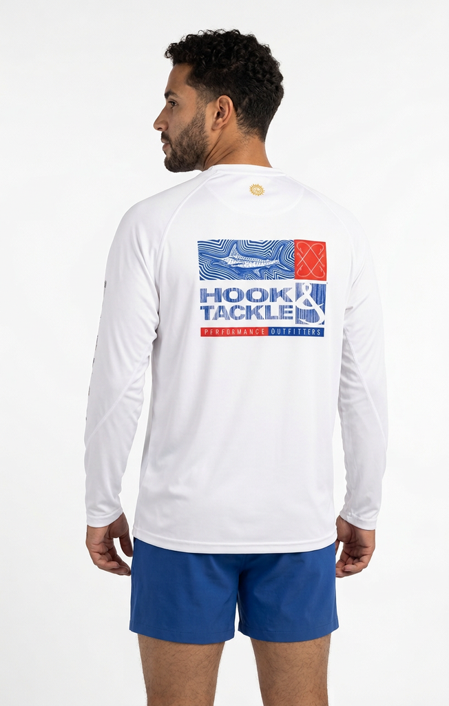 Men's Marlin Groove L/S UV Fishing Shirt