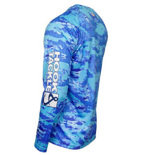 Load image into Gallery viewer, Men's Fractal Camo L/S UV Fishing Shirt