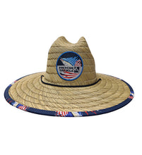 Load image into Gallery viewer, Sails &amp; Stripes Straw Hat