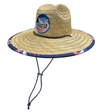 Load image into Gallery viewer, Sails &amp; Stripes Straw Hat