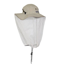Load image into Gallery viewer, Mosquito Net UV Fishing Sun Hat