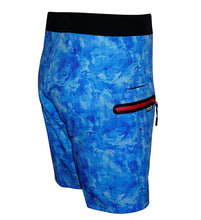 Load image into Gallery viewer, Men's Camo Hex Stretch Fishing Boardshort