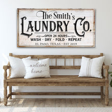 Load image into Gallery viewer, The Laundry Room Sign IX