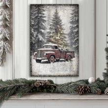Load image into Gallery viewer, Vintage Truck With Christmas Tree Wall Art III