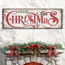 Load image into Gallery viewer, Vintage Merry Christmas Sign III