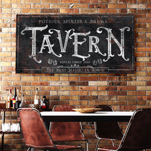 Load image into Gallery viewer, Potions, Spirits &amp; Brews Tavern Halloween Sign II
