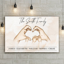 Load image into Gallery viewer, Mother's Day Sign Family Heart