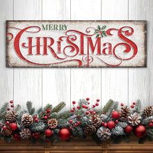 Load image into Gallery viewer, Vintage Merry Christmas Sign III