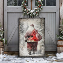 Load image into Gallery viewer, Vintage Christmas Santa Claus Wall Art III