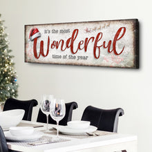 Load image into Gallery viewer, It's The Most Wonderful Time Of The Year Christmas Sign III