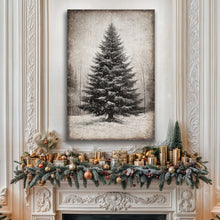 Load image into Gallery viewer, Vintage Christmas Tree Wall Art III