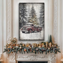 Load image into Gallery viewer, Vintage Truck With Christmas Tree Wall Art III
