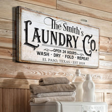 Load image into Gallery viewer, The Laundry Room Sign IX