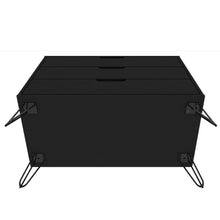 Load image into Gallery viewer, Modern Scandinavian Style Bedroom 3-Drawer Dresser in Black Wood Finish
