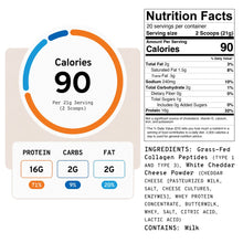 Load image into Gallery viewer, White Cheddar - Collagen+ Protein Blend