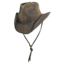 Load image into Gallery viewer, Dorfman Pacific Atlantic - Shapeable Oilskin Outdoorsman Hat