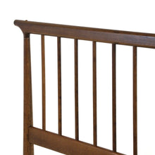 Load image into Gallery viewer, Queen Size Hardwood Mid Century Platform Bed Frame with Headboard in Walnut